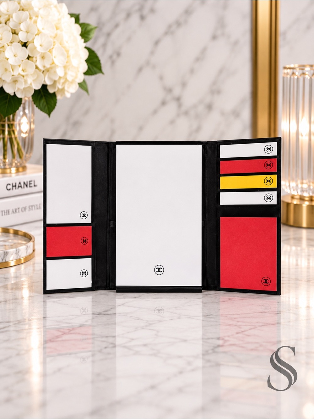 CHANEL Mini Notepad & Sticky Notes Set Brand New Luxury Desk Accessory